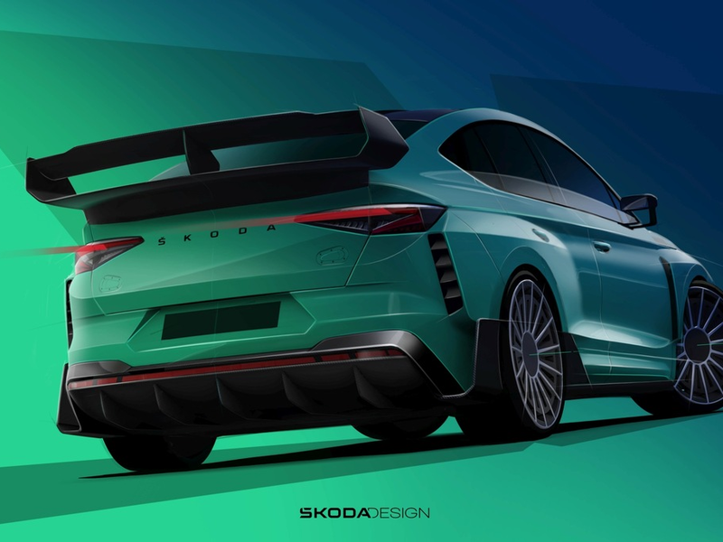 Škoda Enyaq RS Race: Neues Teaser-Video erhöht die Spannung vor der Weltpremiere - Foto: presseportal.de