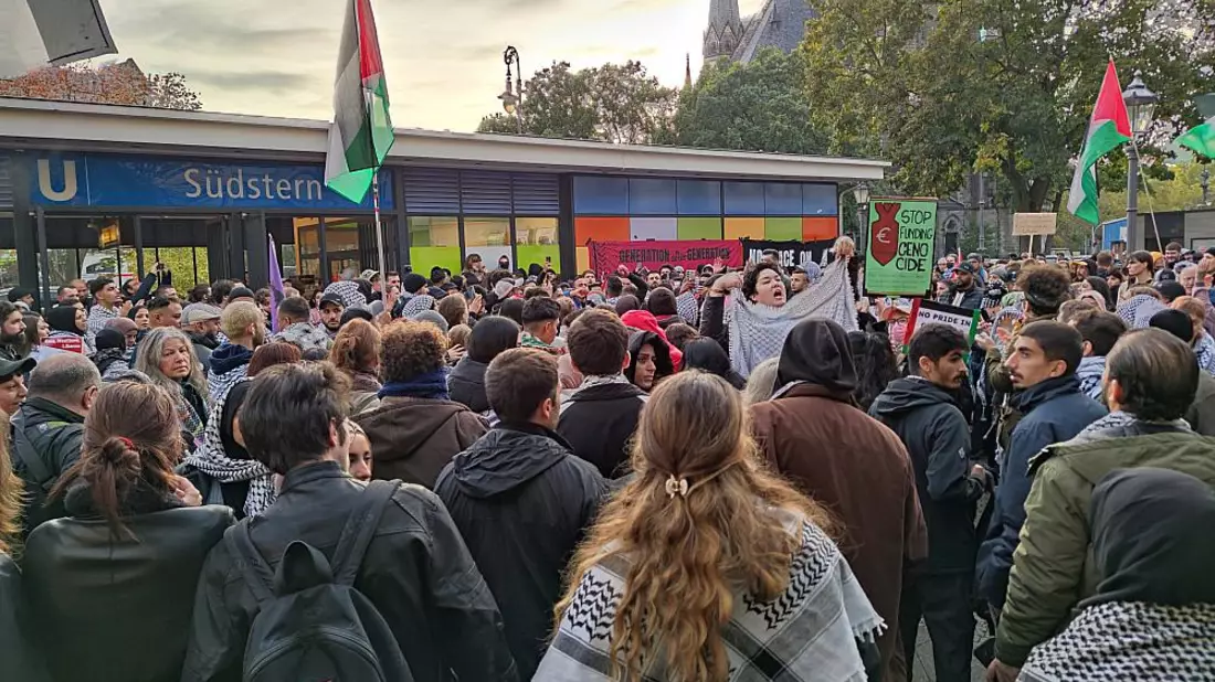 Pro-Palästina-Demo in Berlin am 07.10.2024 - Bild: über dts Nachrichtenagentur