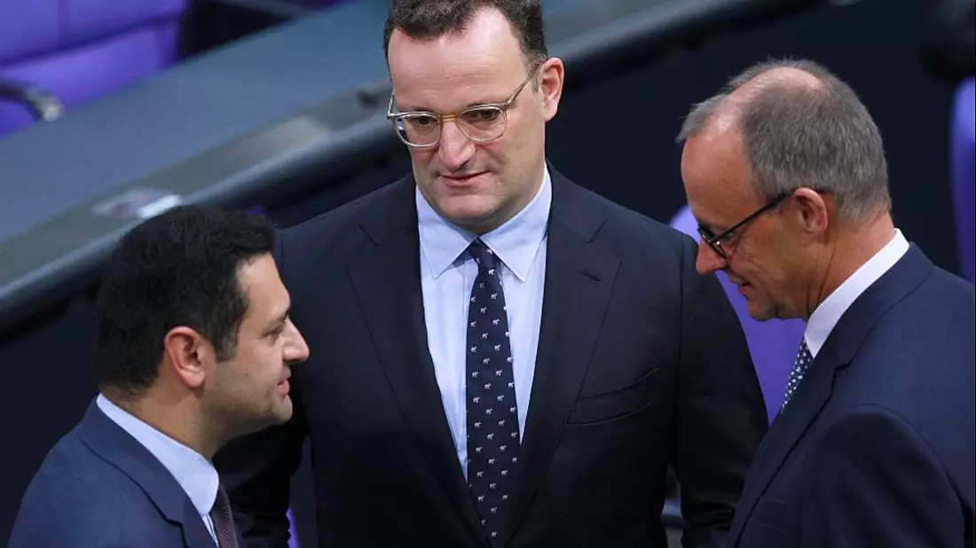 Djir-Sarai, Spahn, Merz (Archiv) - Bild: über dts Nachrichtenagentur