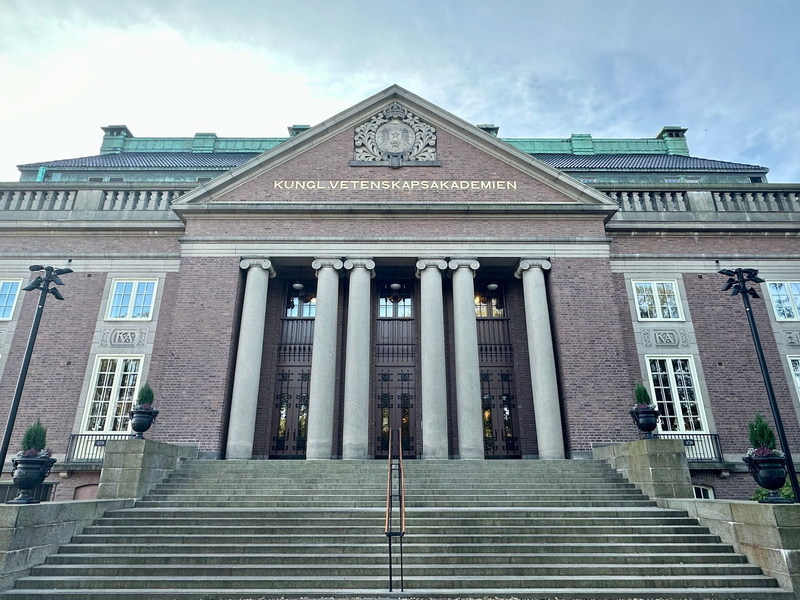 Hier wird verkündet, wer den Physik-Nobelpreis erhält. - Foto: Steffen Trumpf/dpa