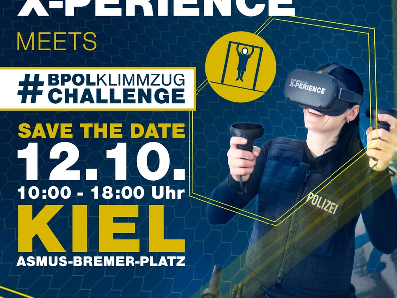 BPOL-KI: X-Perience: Die Bundespolizei am Samstag, 12.10.2024 auf dem Asmus-Bremer-Platz in Kiel - Foto: presseportal.de