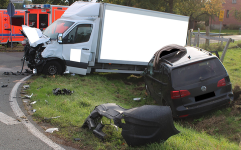 POL-MI: Zwei Personen bei Zusammenstoß auf B 482 verletzt - Foto: presseportal.de