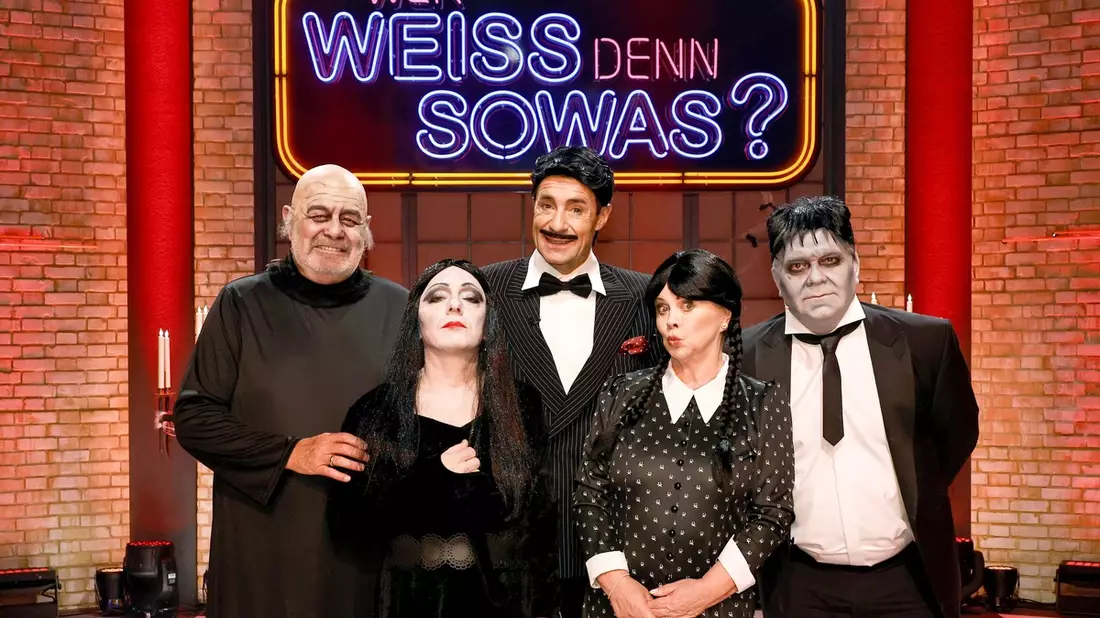 Halloween-Special: Die Addams Family übernimmt bei Wer weiß denn sowas? - Bild: presseportal.de