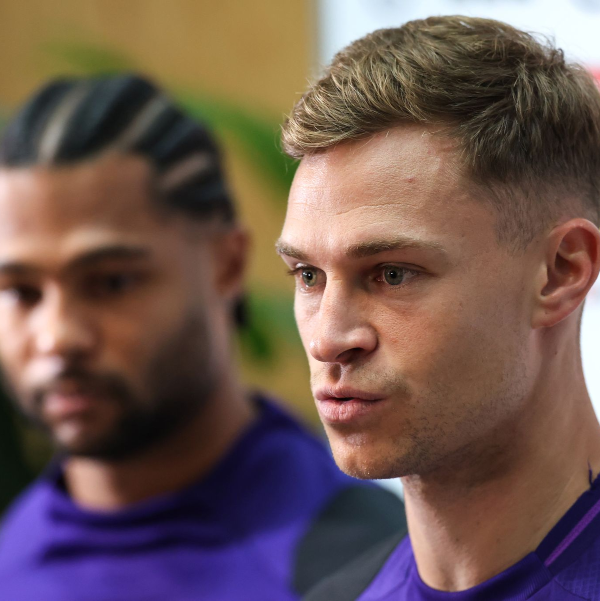 Kapitän Kimmich betont, wie bedeutsam eine Berufung in den DFB-Kader sei. - Foto: Daniel Löb/dpa