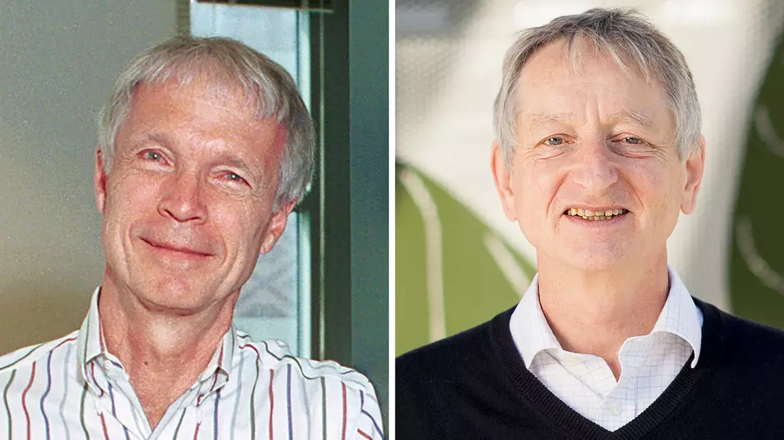 Der Nobelpreis für Physik geht in diesem Jahr an den US-Amerikaner John Hopfield und den kanadischen Forscher Geoffrey Hinton. - Bild: Denise Applewhite/Noah Berger/Princeton University/AP/dpa