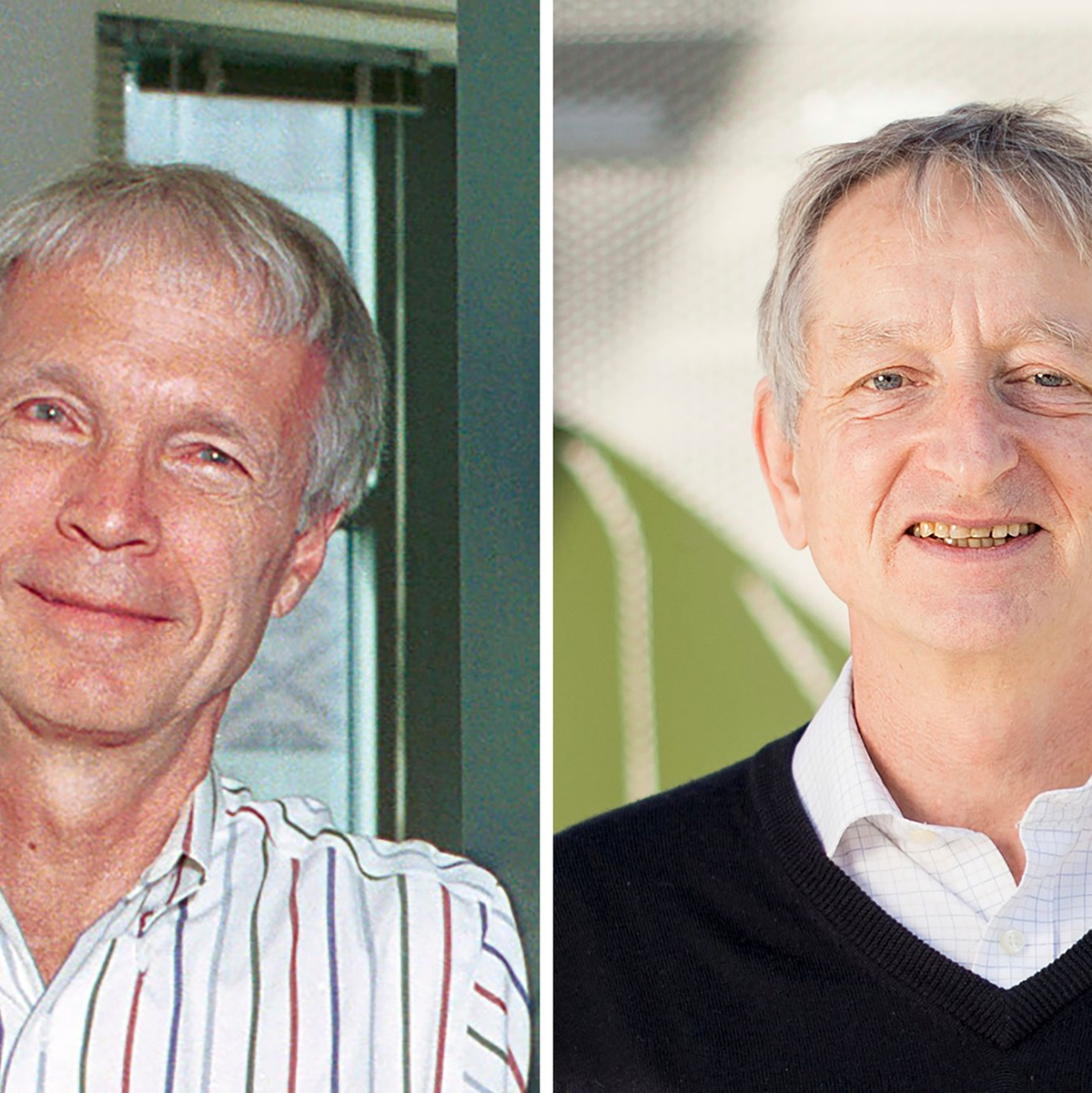 Der Nobelpreis für Physik geht in diesem Jahr an den US-Amerikaner John Hopfield und den kanadischen Forscher Geoffrey Hinton. - Foto: Denise Applewhite/Noah Berger/Princeton University/AP/dpa
