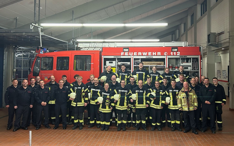 Feuerwehr Goch: 160stündige Grundausbildung beendet - Foto: presseportal.de