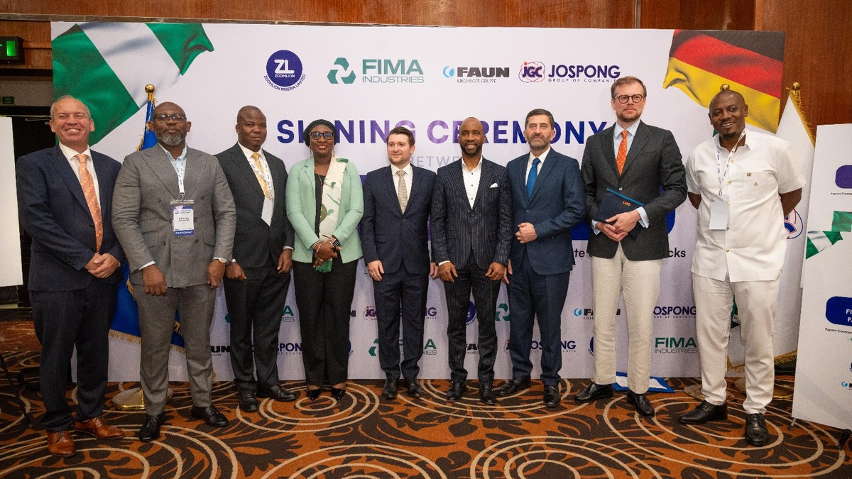 FAUN und FIMA Industries unterzeichnen Vertrag zur Müllbewältigung in Nigeria - Foto: presseportal.de