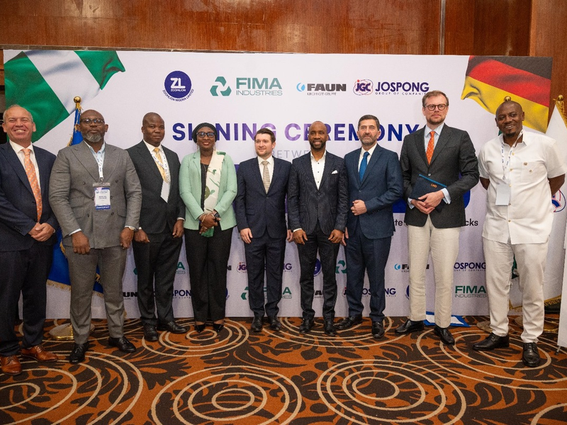 FAUN und FIMA Industries unterzeichnen Vertrag zur Müllbewältigung in Nigeria - Foto: presseportal.de