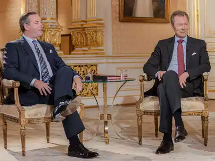 Das Datum für den Thronwechsel in Luxemburg ist noch geheim (Interview-Foto vom Palast) - Foto: Maison du Grand-Duc/dpa