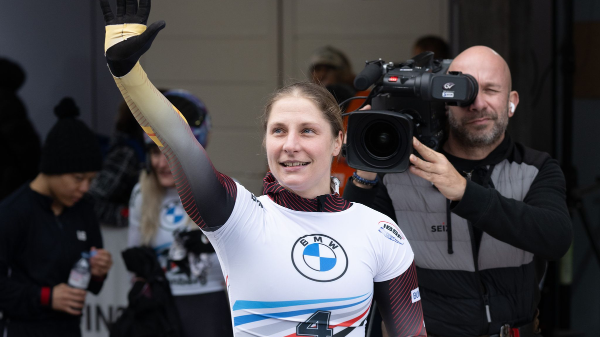 Tina Hermann war Erfolgsgarantin des deutschen Skeleton-Teams. - Foto: Sebastian Kahnert/dpa