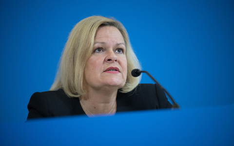 Die SPD-Politikerin Faeser war bei der FDP-Fraktion zu Gast. (Archivbild) - Foto: Sebastian Christoph Gollnow/dpa