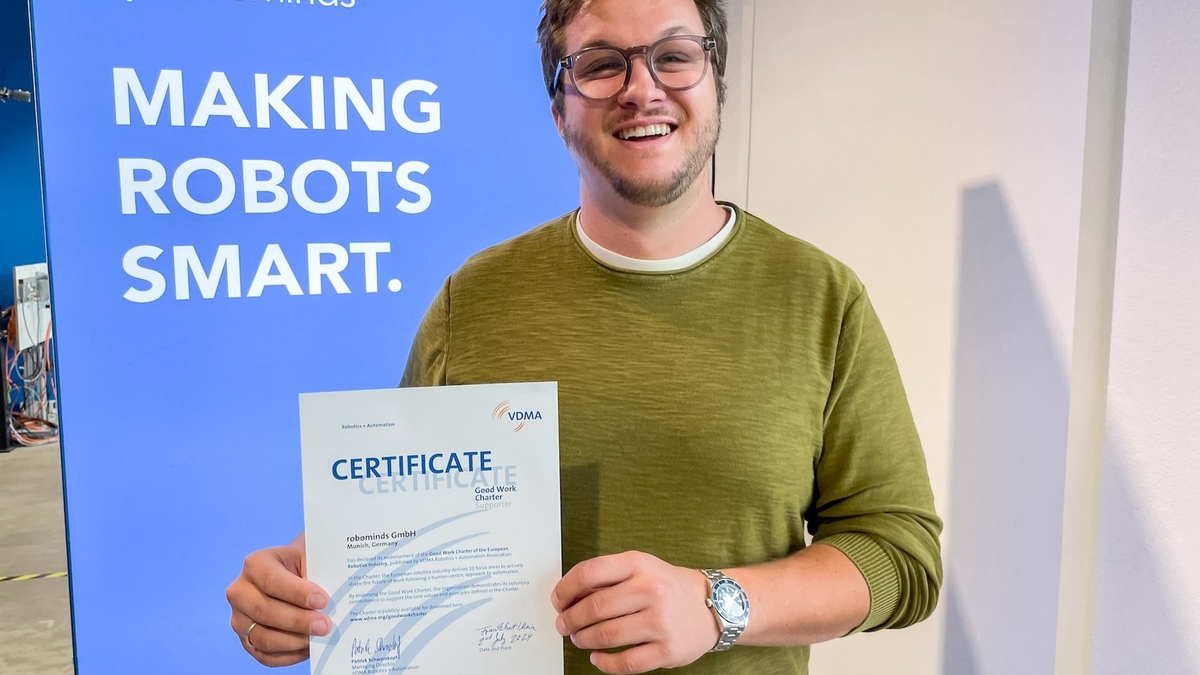 10 Prinzipien für die Arbeitswelt der Zukunft / robominds wird offizieller Unterstützer der Good Work Charter der europäischen Robotikindustrie - Foto: presseportal.de