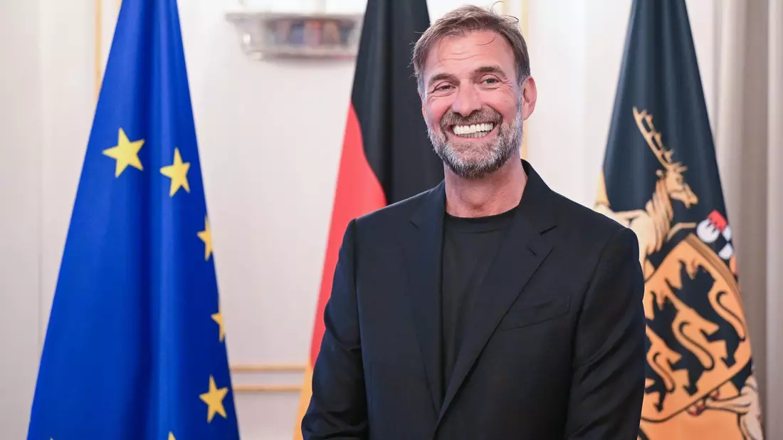 Klopp erhielt am Dienstag den Verdienstorden des Landes Baden-Württemberg. - Bild: Bernd Weißbrod/dpa
