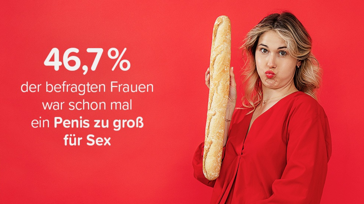 Umfrage zum besten Stück: Jede zweite Frau erlebt Penisse als zu groß - Foto: presseportal.de