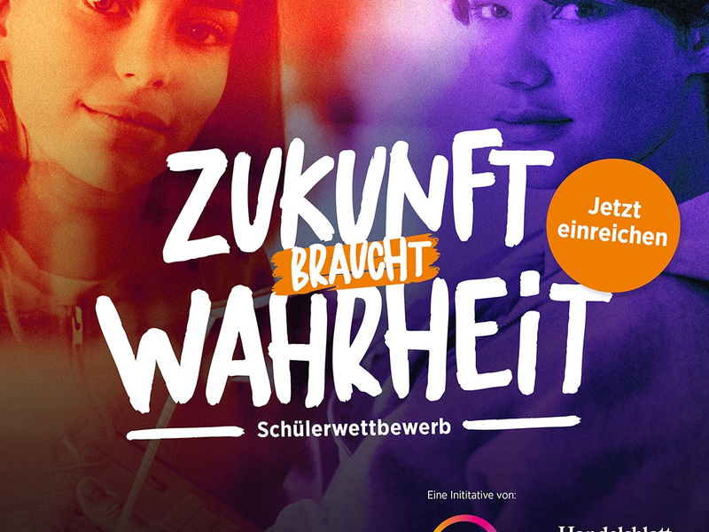 Recherchewettbewerb an deutschen Schulen: Gemeinsame Initiative von Covestro und Handelsblatt Media Group - Foto: presseportal.de