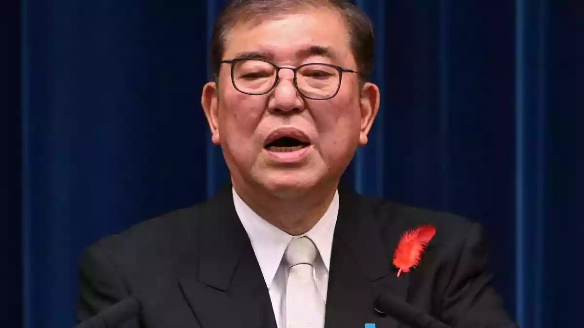 Der 67-jährige Ishiba wurde von der Opposition für den frühen Termin der Neuwahlen kritisiert. - Bild: Yuichi Yamazaki/POOL AFP/AP/dpa