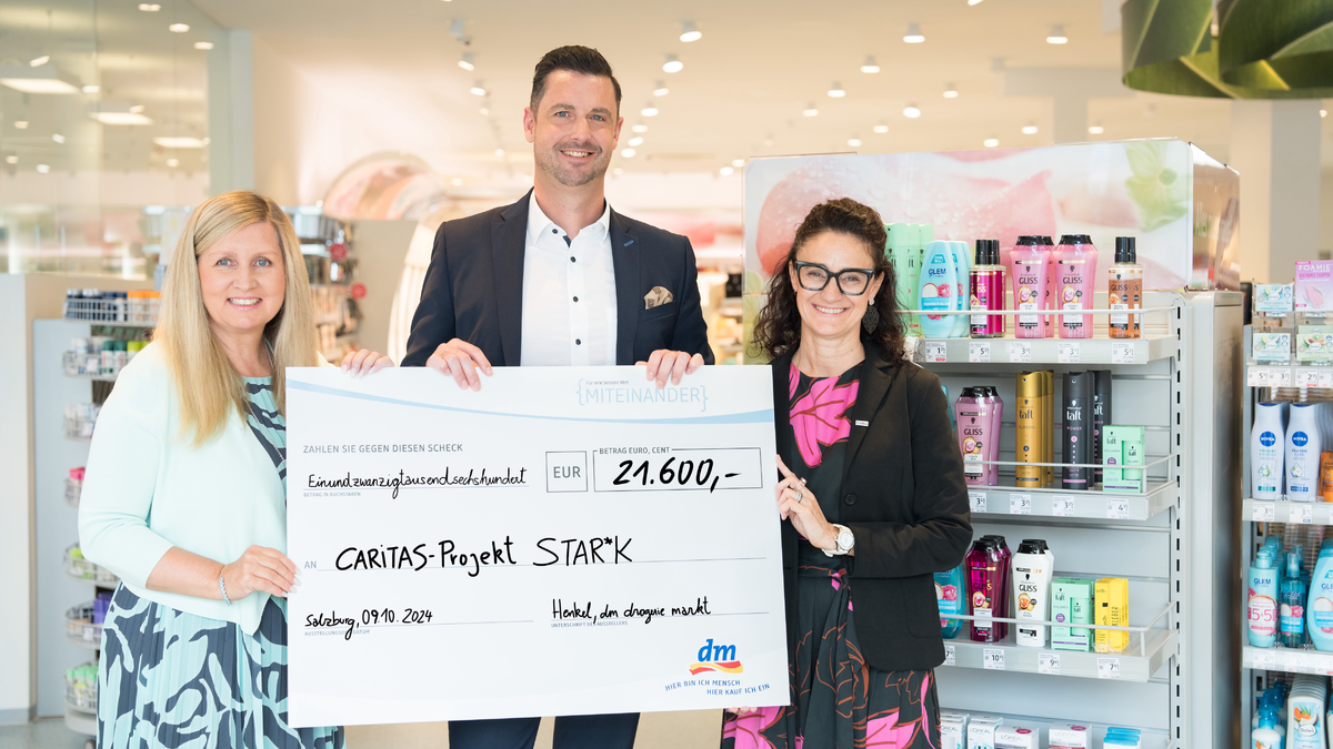 Henkel-Spendenaktion, dm drogerie markt - Foto: dm über pressetext.de
