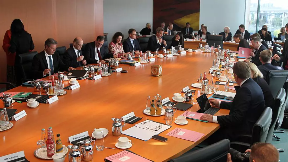 Sitzung des Kabinetts am 09.10.2024 - Bild: über dts Nachrichtenagentur