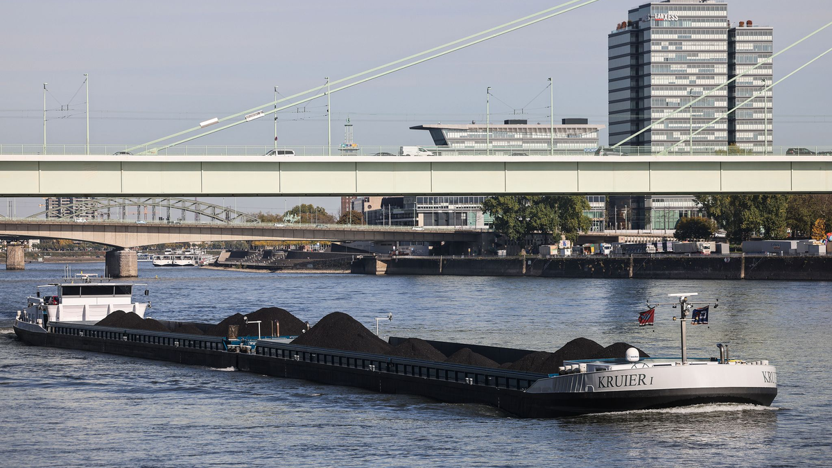 Binnenschiffe werden wegen der Transformation zur Klimaneutralität künftig weniger Kohle und Öl transportieren. - Foto: Oliver Berg/dpa