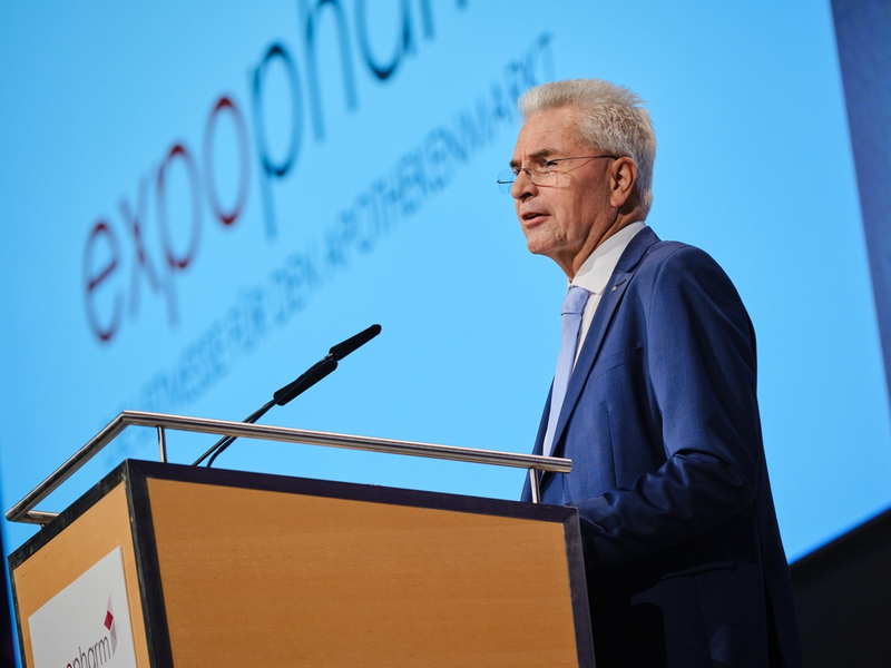 Expopharm: DAV-Vorsitzender Dr. Hubmann fordert sofortige, spürbare Honorarerhöhung für Apotheken - Foto: presseportal.de