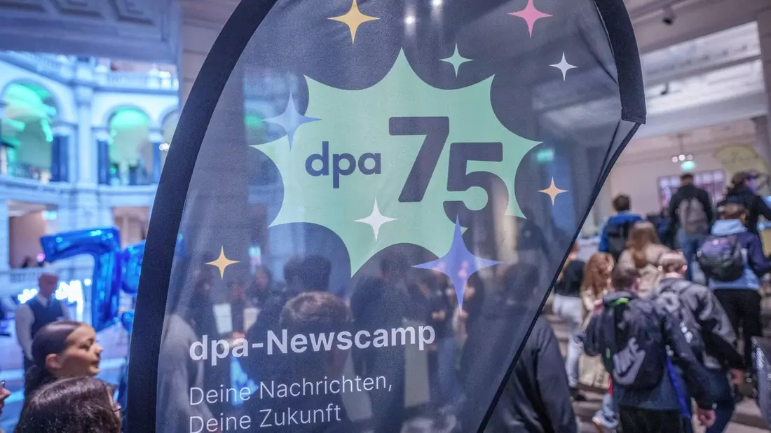 Synonym für Faktentreue und Verlässlichkeit - 75 Jahre dpa - Bild: presseportal.de