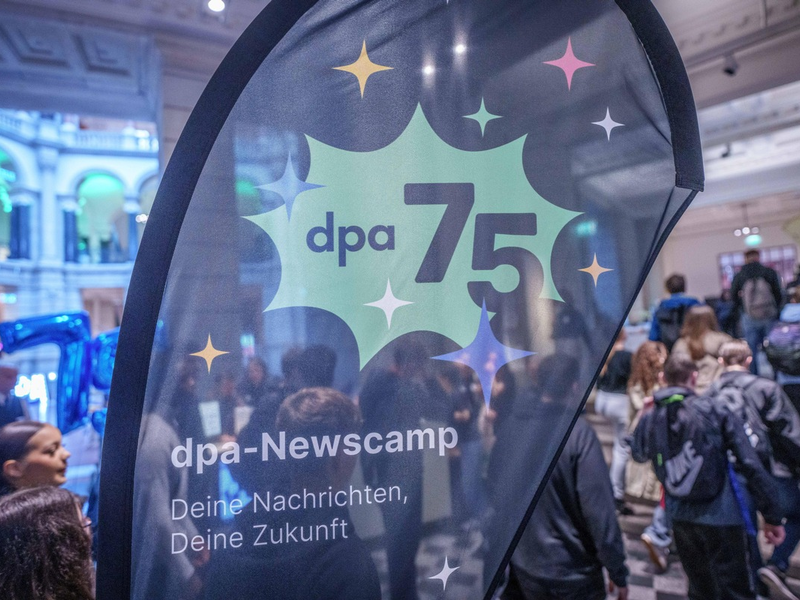 Synonym für Faktentreue und Verlässlichkeit - 75 Jahre dpa - Foto: presseportal.de