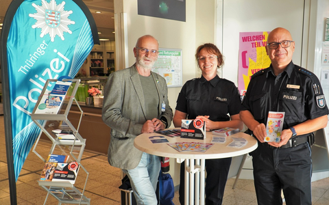 LPI-NDH: Taschendiebstahl in Supermärkten - Präventionskampagne im Zuständigkeitsbereich der Landespolizeiinspektion Nordhausen - Foto: presseportal.de