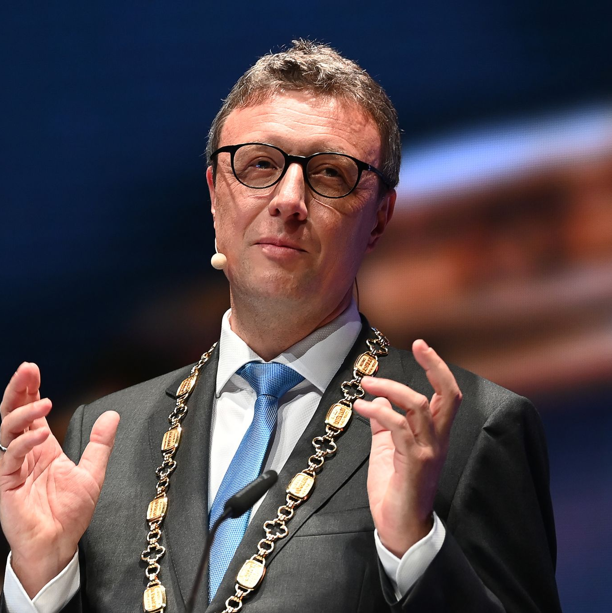 Das neue, KI-basierte Werkzeug habe zunächst einen Schock ausgelöst, sagte Patrick Cramer, Präsident der Max-Planck-Gesellschaft (MPG). 2023 sprach er bei einem Festakt zum 75-jährigen Jubiläum der MPG abgebildert. (Archivbild) - Foto: Swen Pförtner/dpa