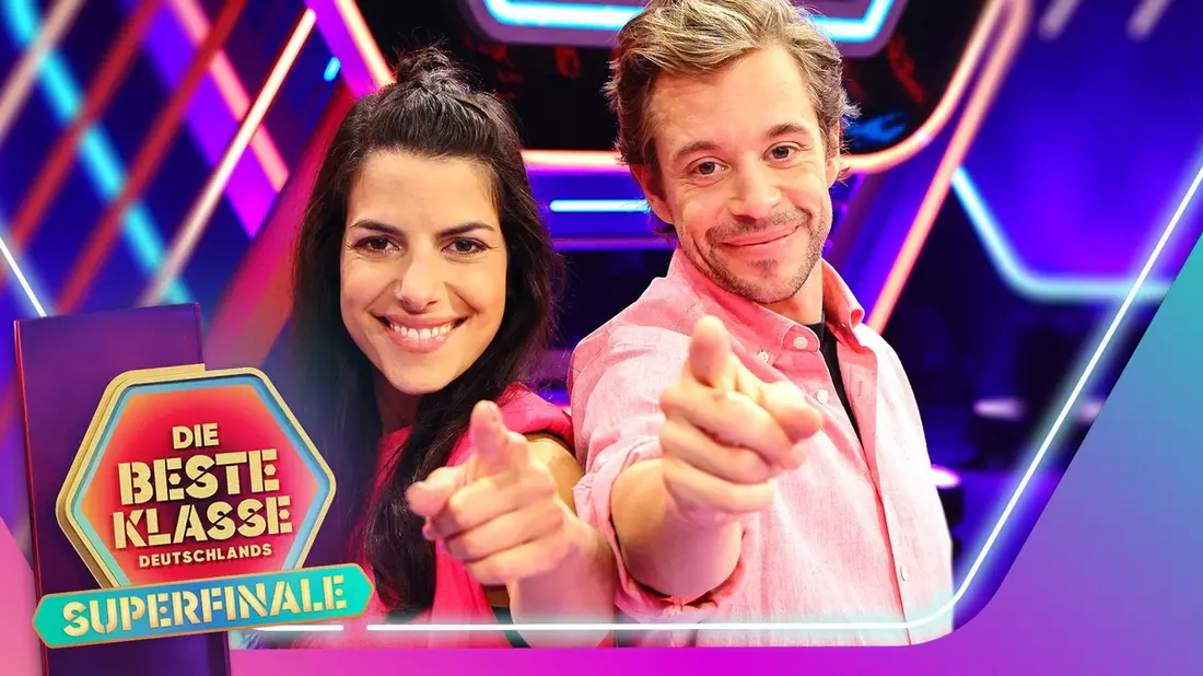 Superfinale von Die beste Klasse Deutschlands: Wer gewinnt die Herbststaffel? / Finalshow am 12. Oktober 2024 im Ersten mit Fabian Baggeler, Maria Ziffy und Loi - Bild: presseportal.de