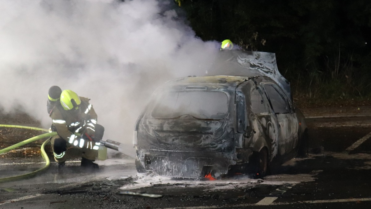 POL-PB: Auto am Lippesee in Brand gesetzt - Foto: presseportal.de