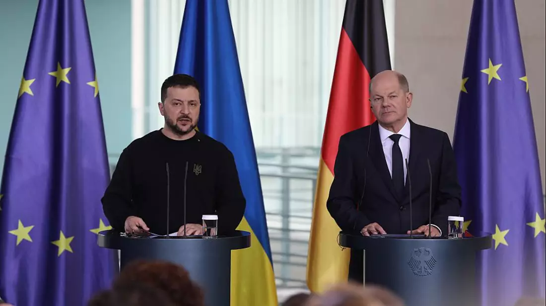 Wolodymyr Selenskyj und Olaf Scholz (Archiv) - Bild: über dts Nachrichtenagentur