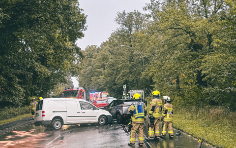 FW-DT: Verkehrsunfall auf dem Plantagenweg - Foto: presseportal.de