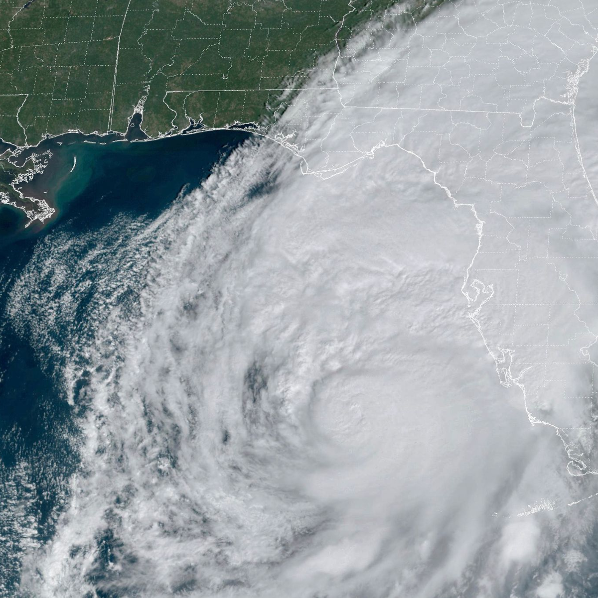 Hurrikan «Milton» folgt auf Hurrikan «Helene».  - Foto: Uncredited/National Oceanic and Atmospheric Administration/AP