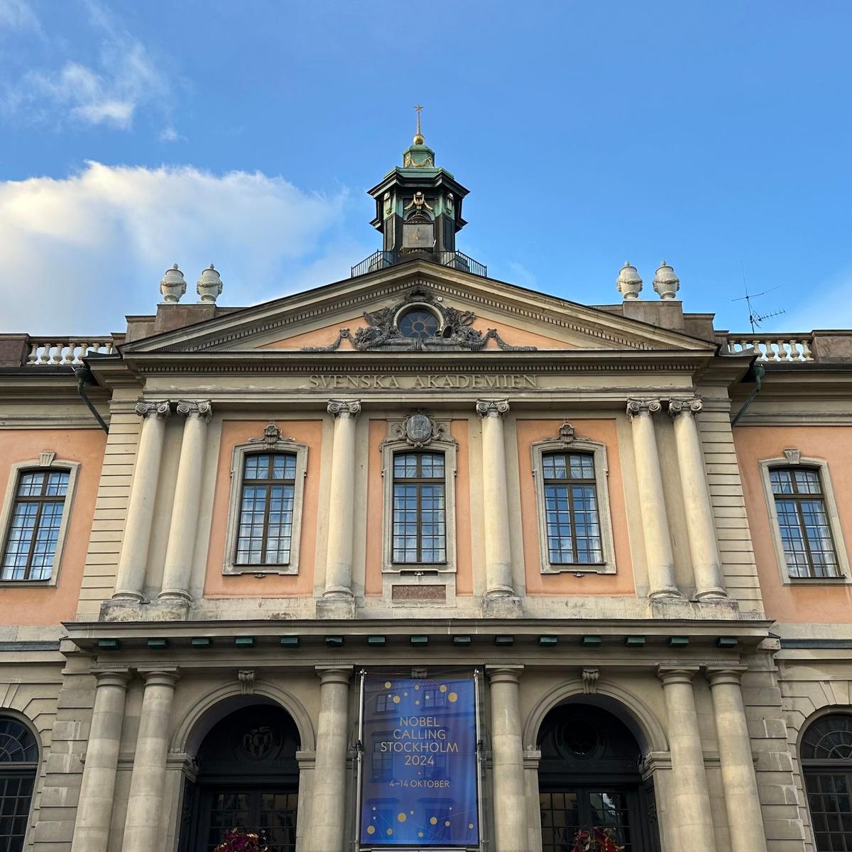 Hier wird der Literaturnobelpreisträger verkündet. - Foto: Steffen Trumpf/dpa