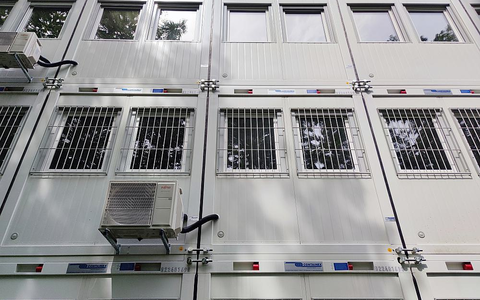 Wohncontainer (Archiv) - Foto: über dts Nachrichtenagentur