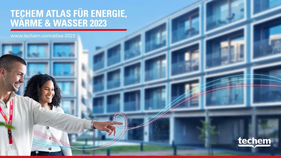 Techem Atlas für Energie, Wärme & Wasser: Die Deutschen verbrauchen 2023 weniger Heizenergie als jemals zuvor - Bild: presseportal.de