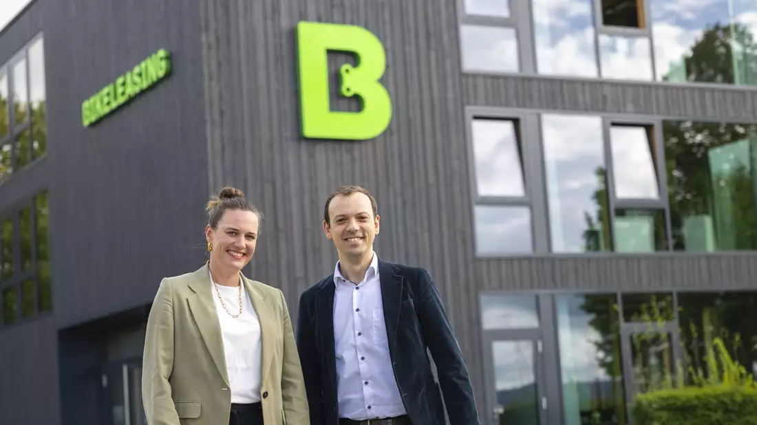 Doppelte Führungsverstärkung bei der Bikeleasing-Gruppe: Anja Steinkönig (Group CMO) und Othmane Khelil (Group COO) ergänzen das Management Board - Bild: presseportal.de