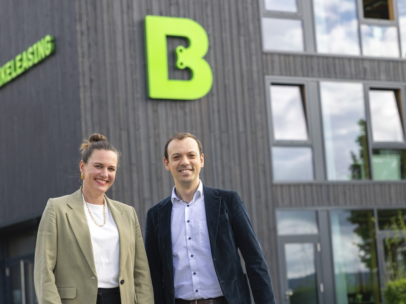Doppelte Führungsverstärkung bei der Bikeleasing-Gruppe: Anja Steinkönig (Group CMO) und Othmane Khelil (Group COO) ergänzen das Management Board - Foto: presseportal.de