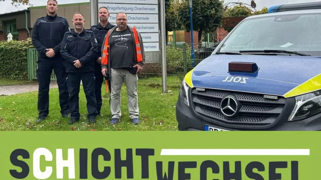 HZA-KI: Aktionstag Schichtwechsel - bundesweite Beteiligung des Zolls Menschen mit und ohne Behinderung tauschen ihren Arbeitsplatz - Bild: presseportal.de