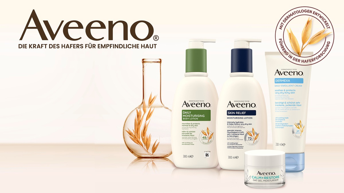 Das Beste aus Wissenschaft und Natur / Der Pioneer Aveeno® ist nun seit September 2024 endlich auch in deutschen Apotheken erhältlich - Foto: presseportal.de