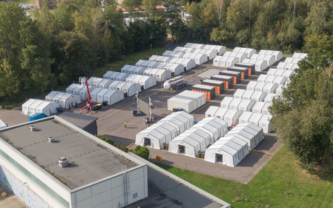 Bundeswehrübung in Rheine - Rundumpaket für die verlegende Truppe im Test - Foto: presseportal.de