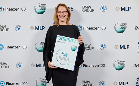 Interhyp-Vertriebsvorständin Mirjam Mohr ist Gewinnern des Female Finance Award 2024 - Foto: presseportal.de