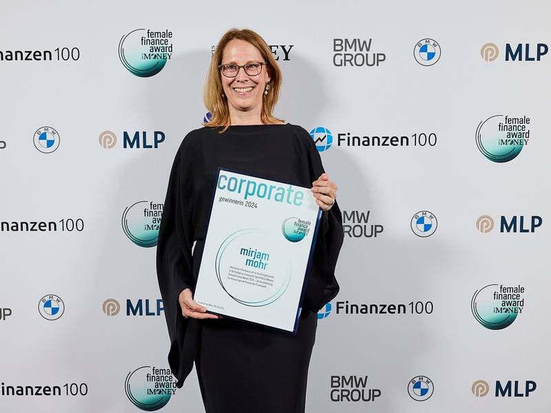 Interhyp-Vertriebsvorständin Mirjam Mohr ist Gewinnern des Female Finance Award 2024 - Foto: presseportal.de