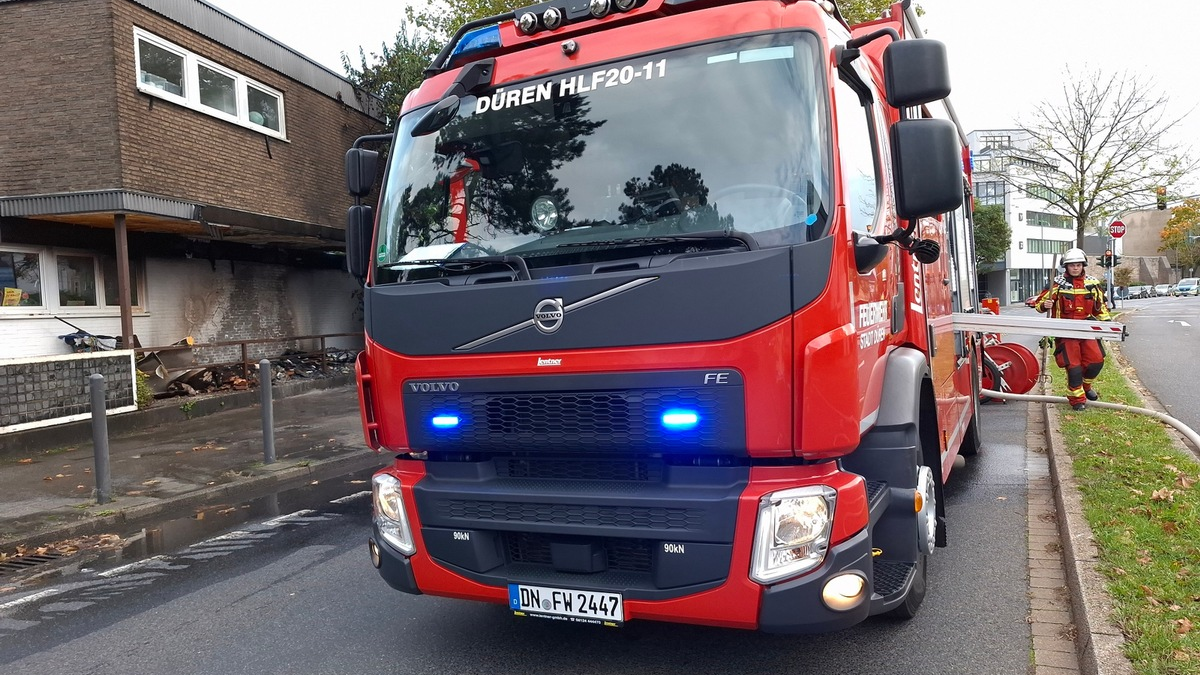 FW Düren: Rauchentwicklung in der Innenstadt - Foto: presseportal.de