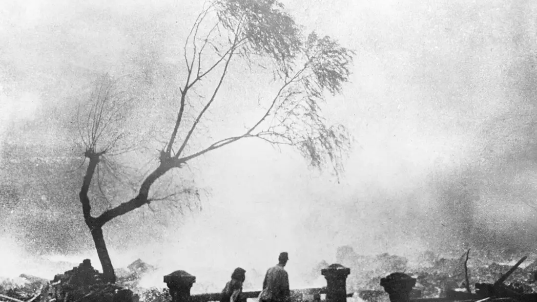 Auf die japanischen Städte Hiroshima und Nagasaki wurden 1945 Atombomben abgeworfen. (Archivbild) - Bild: Uncredited/AP/dpa