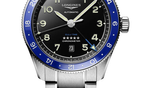 LONGINES SPIRIT ZULU TIME X WEMPE / Limitierte Edition mit royalblauer Lünette zur Feier einer erfolgreichen Partnerschaft - Foto: presseportal.de