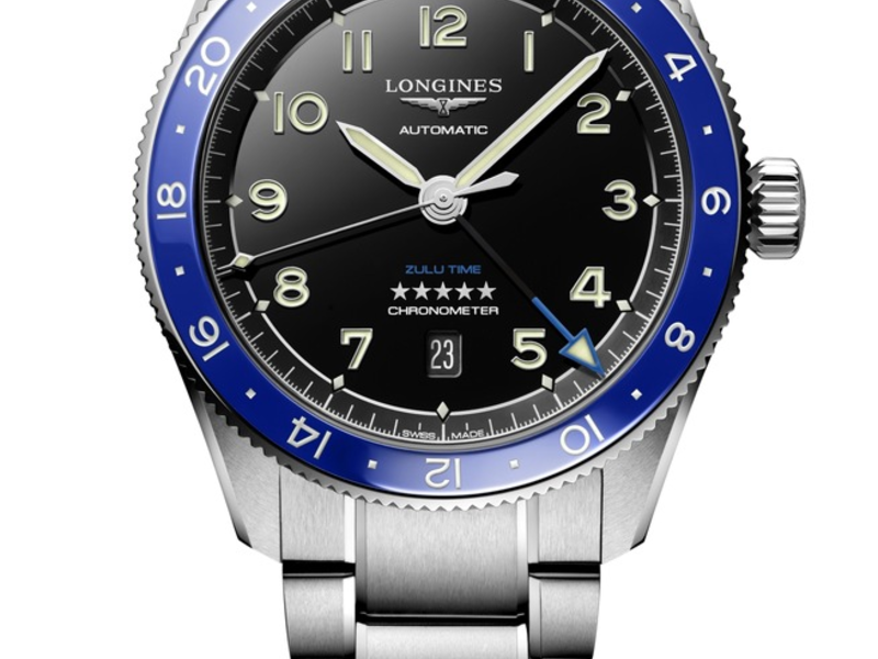 LONGINES SPIRIT ZULU TIME X WEMPE / Limitierte Edition mit royalblauer Lünette zur Feier einer erfolgreichen Partnerschaft - Foto: presseportal.de