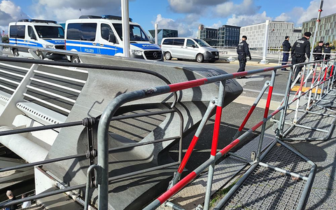 Absperrung der Polizei vor Selenskyj-Besuch am 11.10.2024 - Foto: über dts Nachrichtenagentur