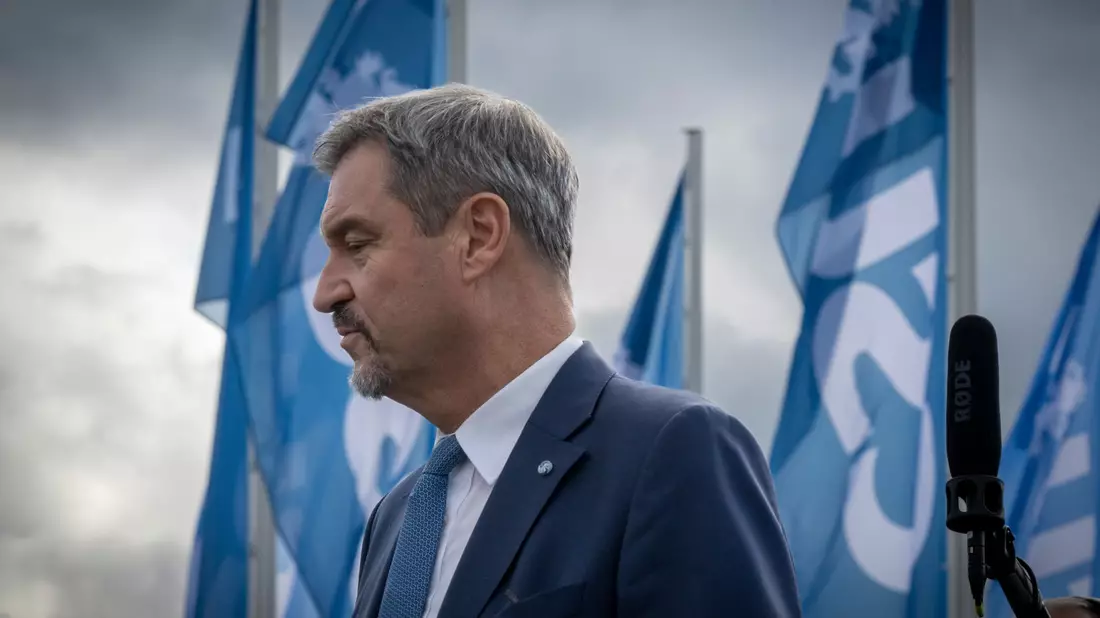 Markus Söder: Sind bereit für Neuwahlen. - Bild: Peter Kneffel/dpa